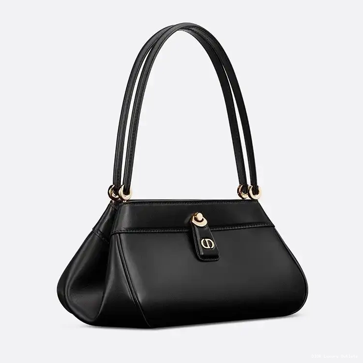 Cheap Key Box Dior Small Black Bag Calfskin 0605 Luxury